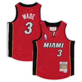 infant mitchell and ness dwyane wade red miami heat 2005 06-320